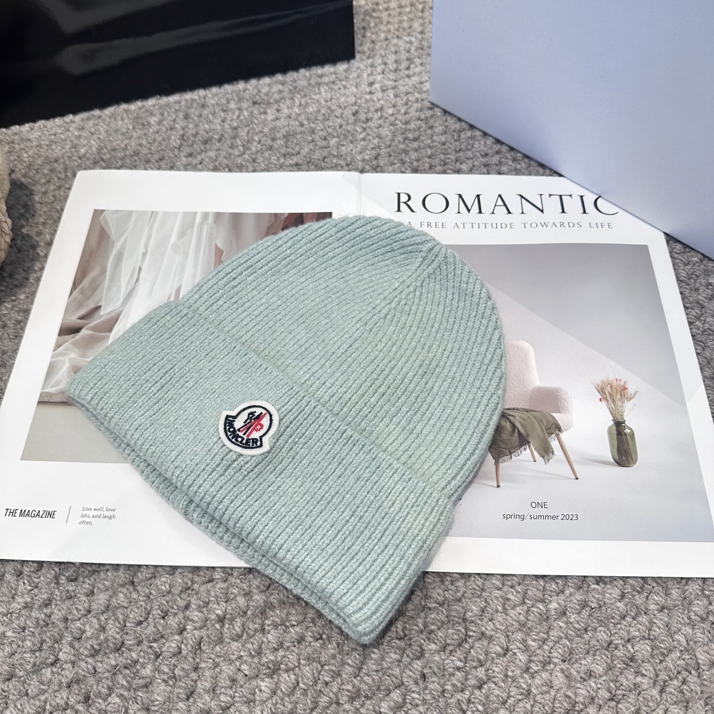 蒙口秋冬新款毛线帽，针织帽简单百搭款