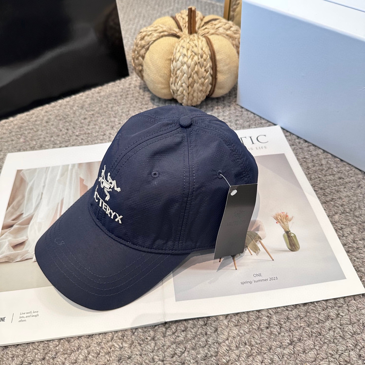   ARCTERYX SMALL BIRD HAT 始祖鸟刺绣标弯檐棒球帽轻量帽子防晒帽遮阳帽情侣款SM