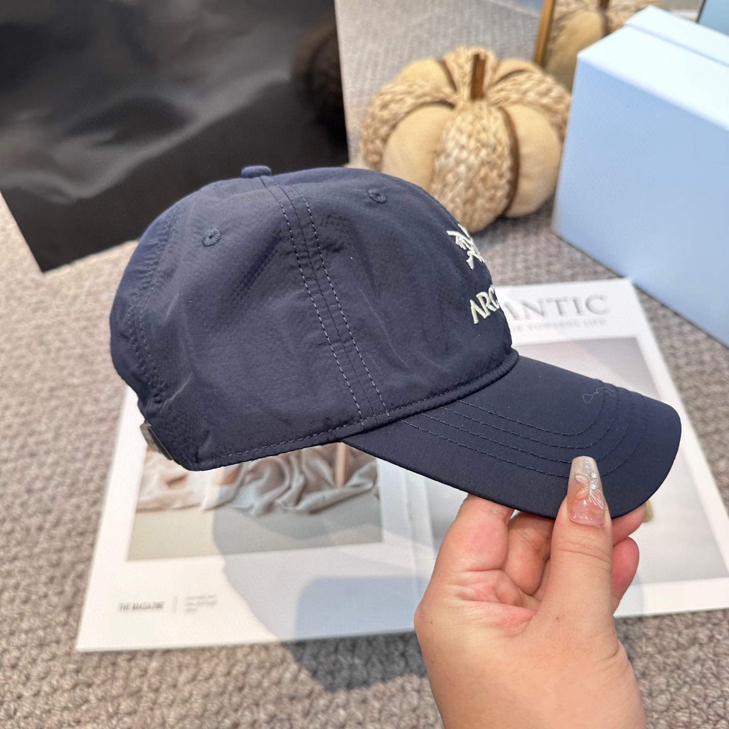   ARCTERYX SMALL BIRD HAT 始祖鸟刺绣标弯檐棒球帽轻量帽子防晒帽遮阳帽情侣款SM