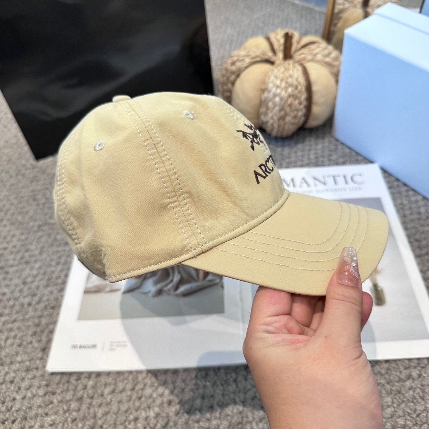   ARCTERYX SMALL BIRD HAT 始祖鸟刺绣标弯檐棒球帽轻量帽子防晒帽遮阳帽情侣款SM