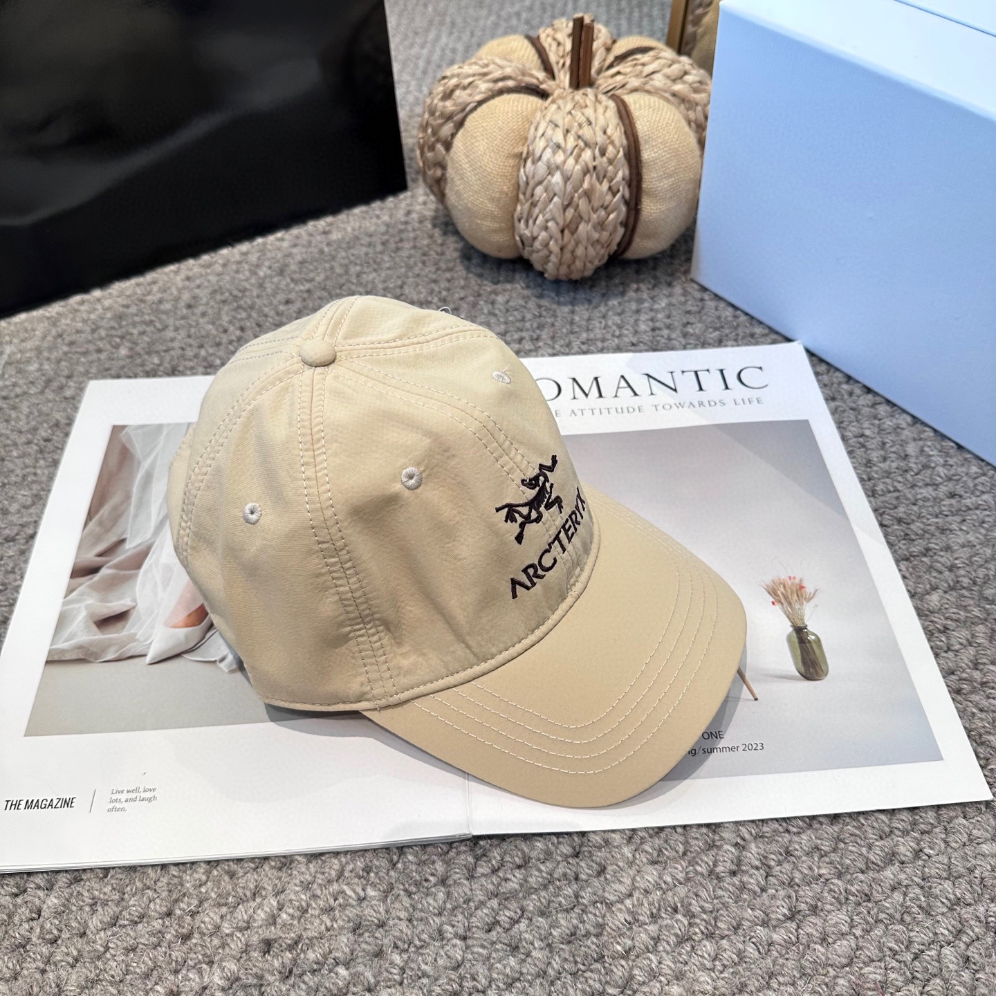   ARCTERYX SMALL BIRD HAT 始祖鸟刺绣标弯檐棒球帽轻量帽子防晒帽遮阳帽情侣款SM