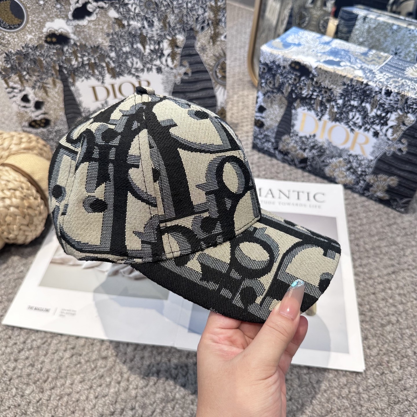 P67  DIOR迪奥 老花
官网同步新款发布 D家棒球帽🧢超级火爆