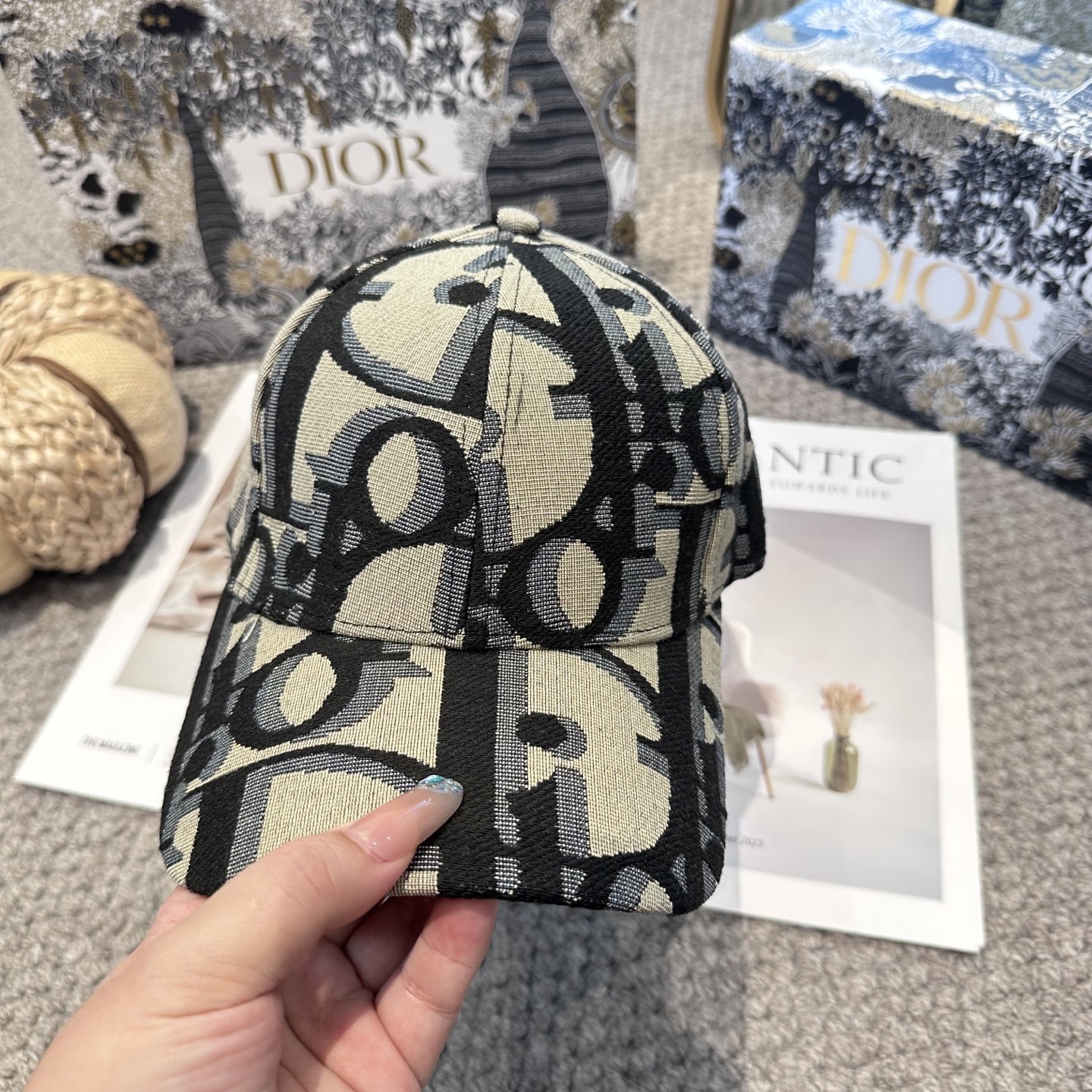 P67  DIOR迪奥 老花
官网同步新款发布 D家棒球帽🧢超级火爆