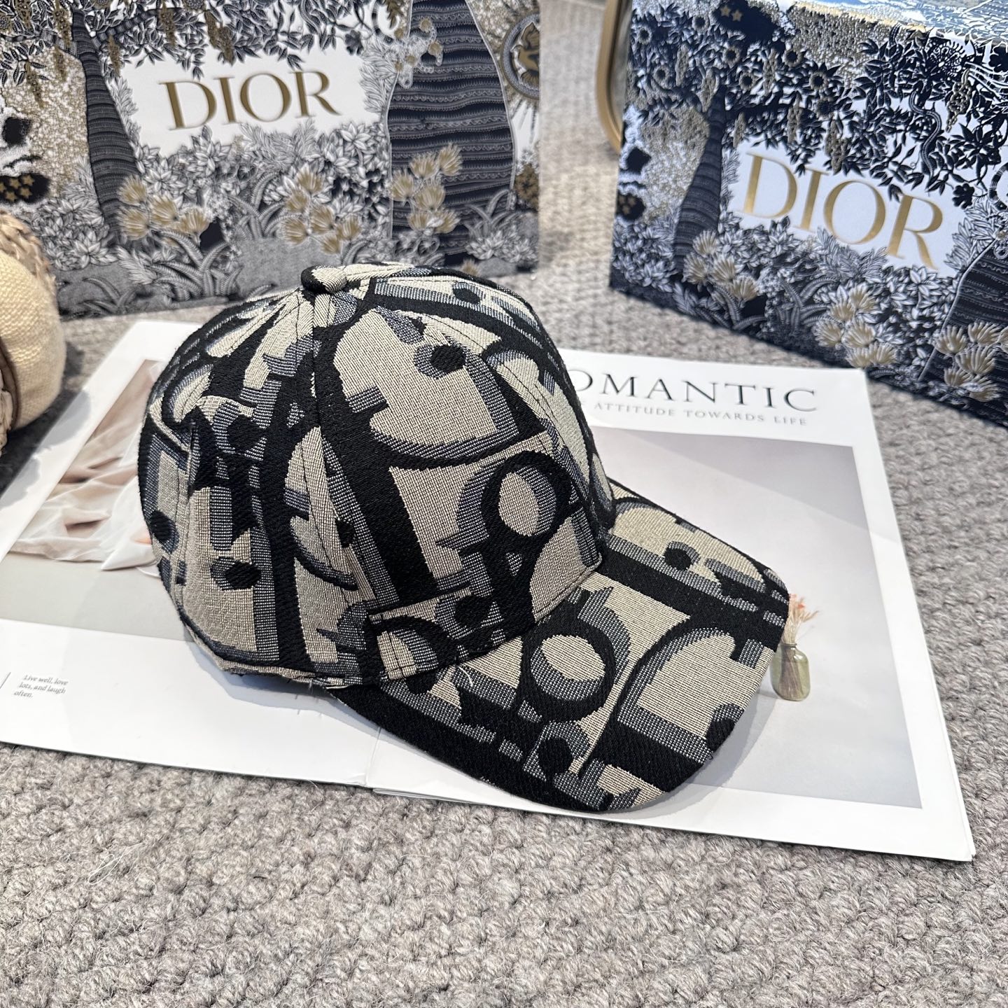 P67  DIOR迪奥 老花
官网同步新款发布 D家棒球帽🧢超级火爆