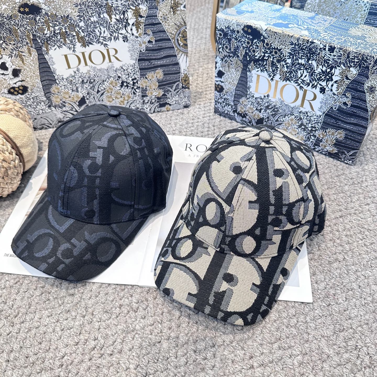 DIOR迪奥 老花官网同步新款发布 D家棒球帽🧢超级火爆