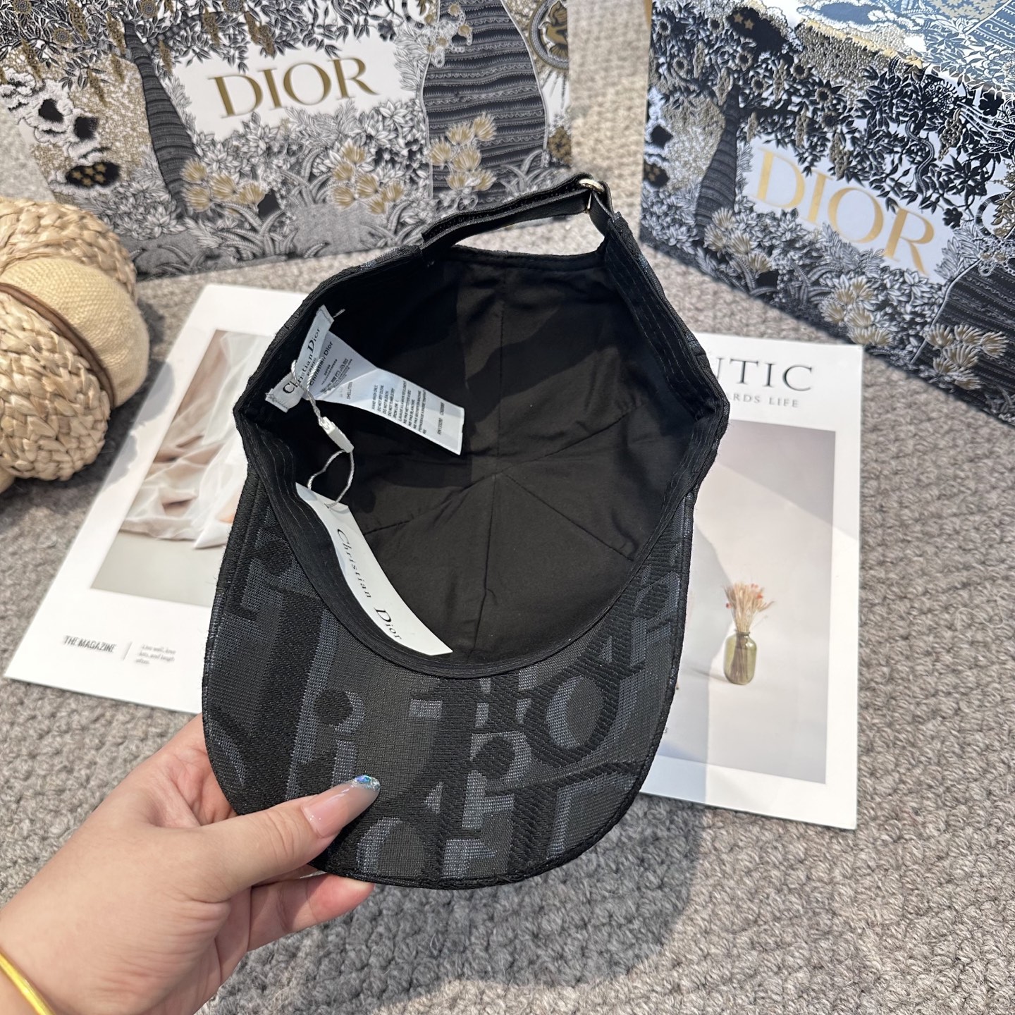 DIOR迪奥 老花官网同步新款发布 D家棒球帽🧢超级火爆