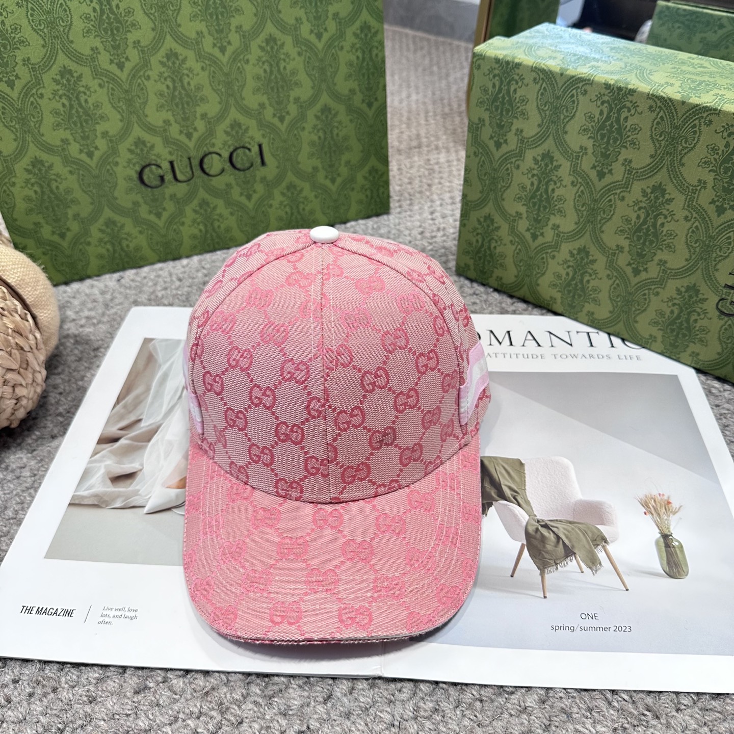 GUCCI古奇棒球帽 2025新款 工艺非常精美 高档大气上档次！低调奢华，方便携带！