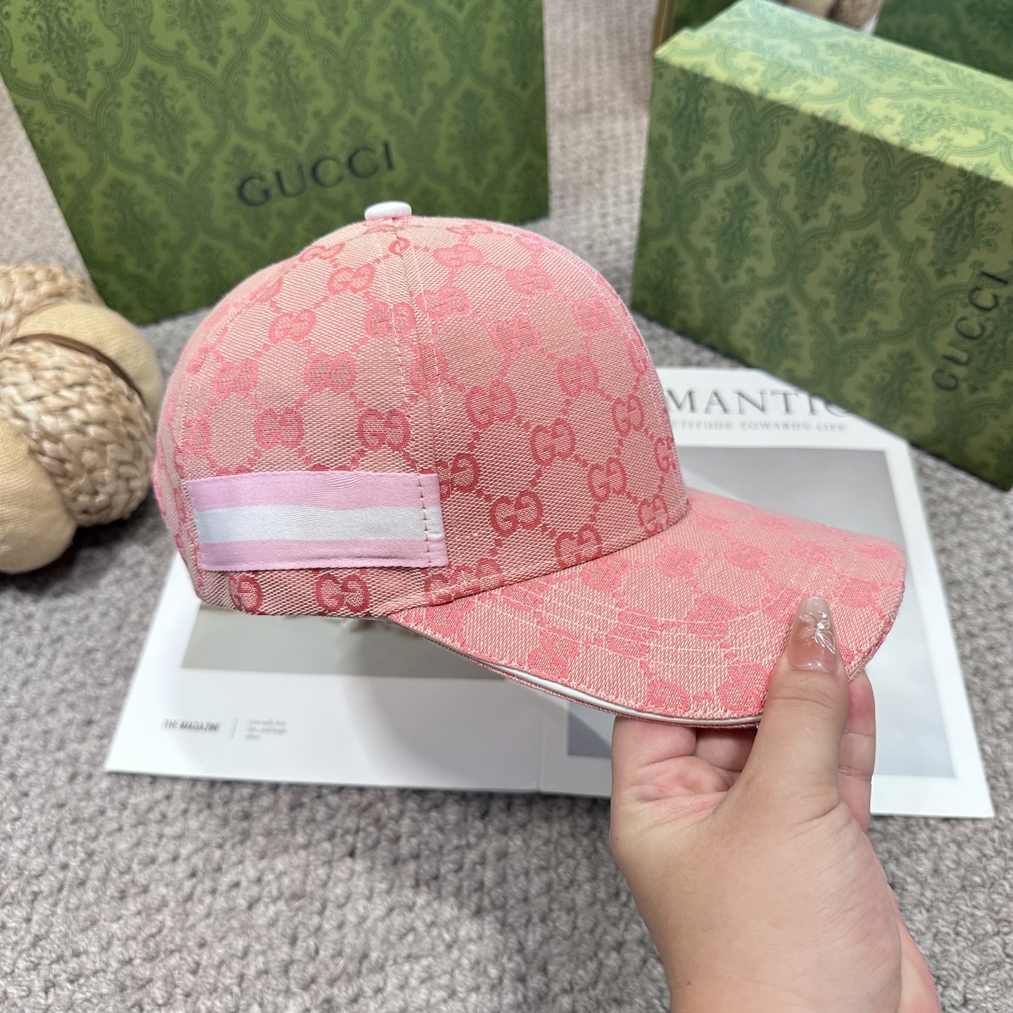 GUCCI古奇棒球帽 2025新款 工艺非常精美 高档大气上档次！低调奢华，方便携带！