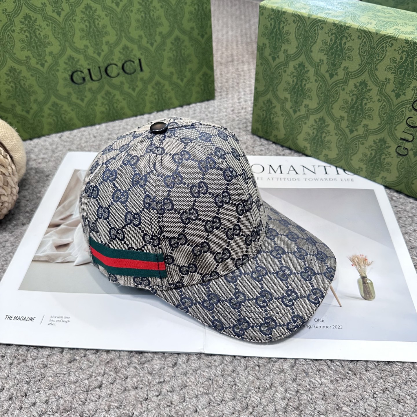 GUCCI古奇棒球帽 2025新款 工艺非常精美 高档大气上档次！低调奢华，方便携带！