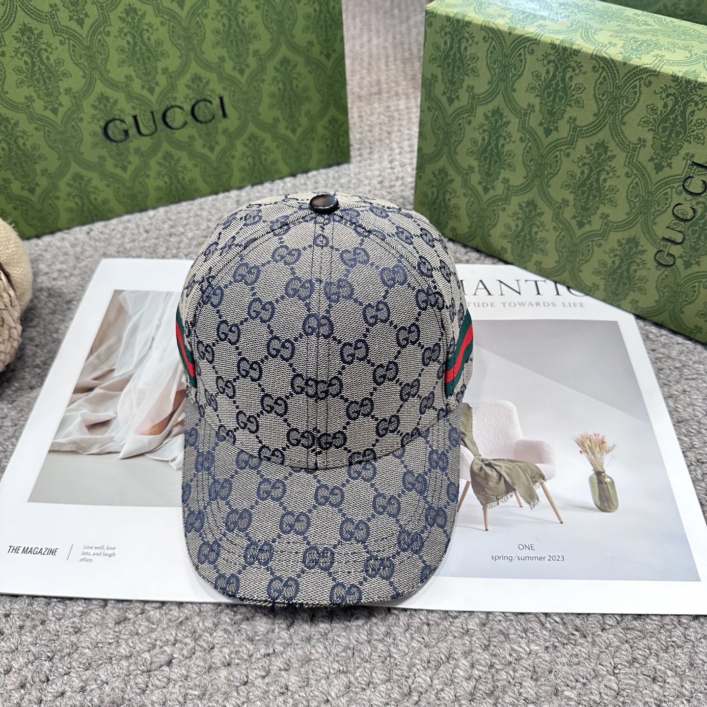 GUCCI古奇棒球帽 2025新款 工艺非常精美 高档大气上档次！低调奢华，方便携带！