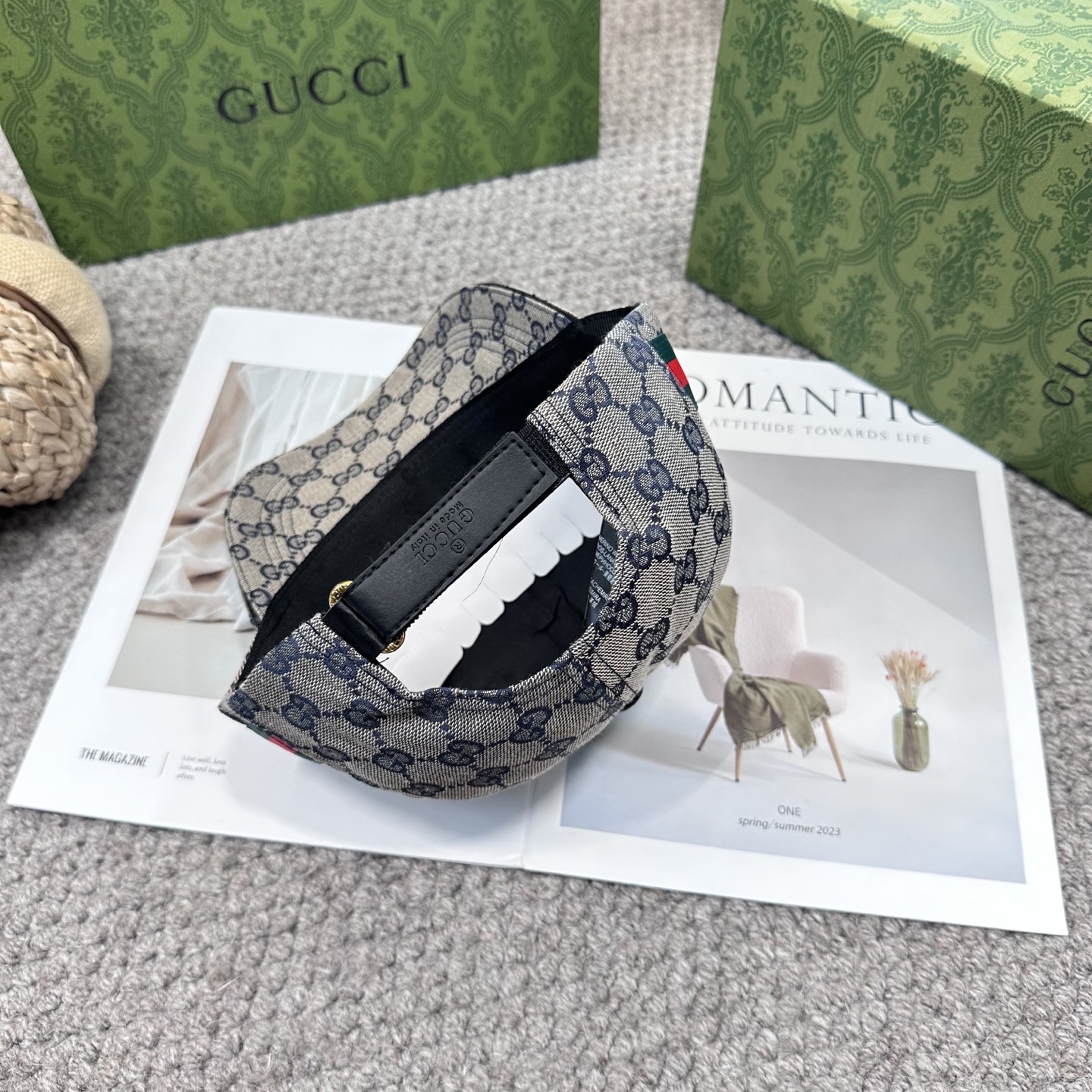 GUCCI古奇棒球帽 2025新款 工艺非常精美 高档大气上档次！低调奢华，方便携带！