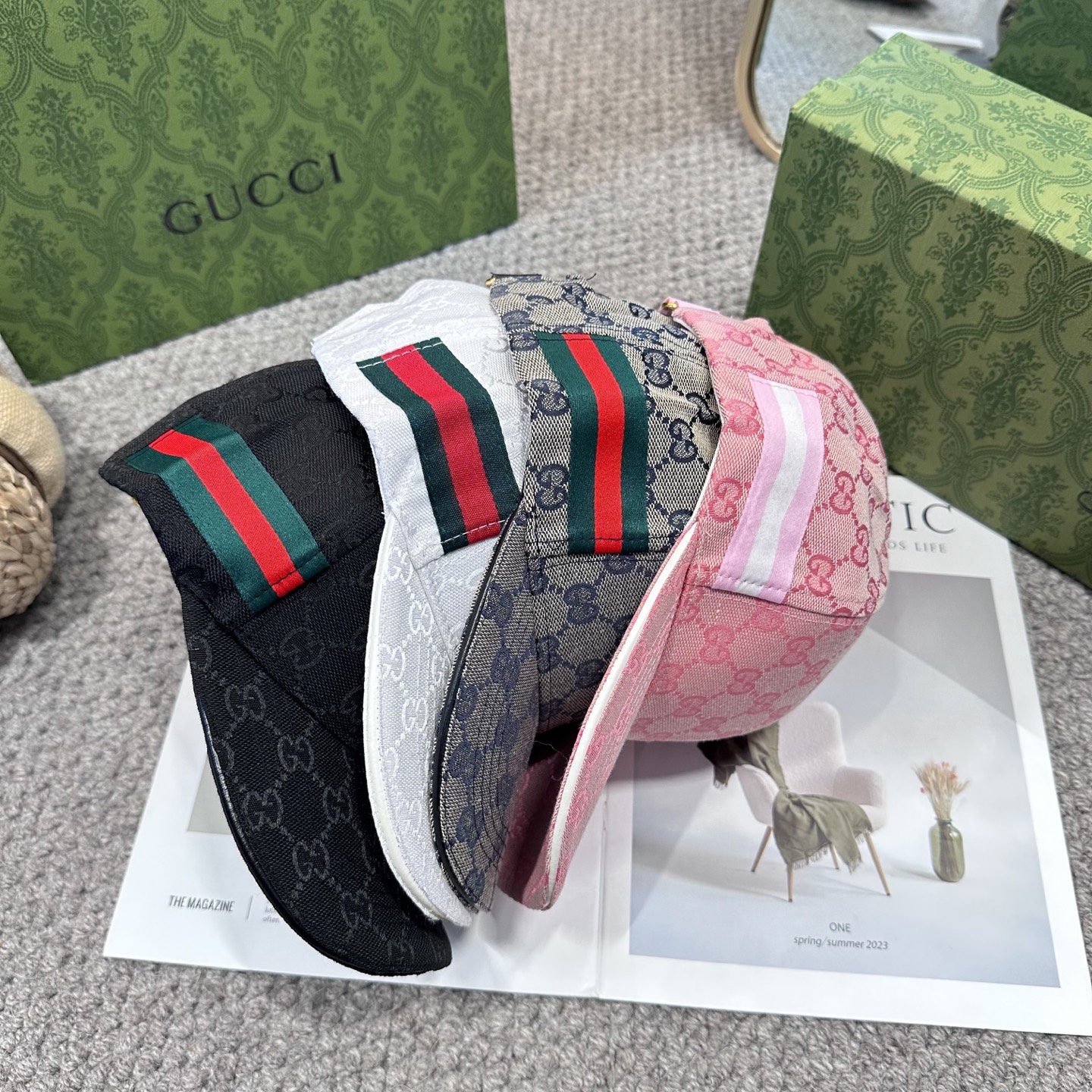 GUCCI古奇棒球帽 2025新款 工艺非常精美 高档大气上档次！低调奢华，方便携带！