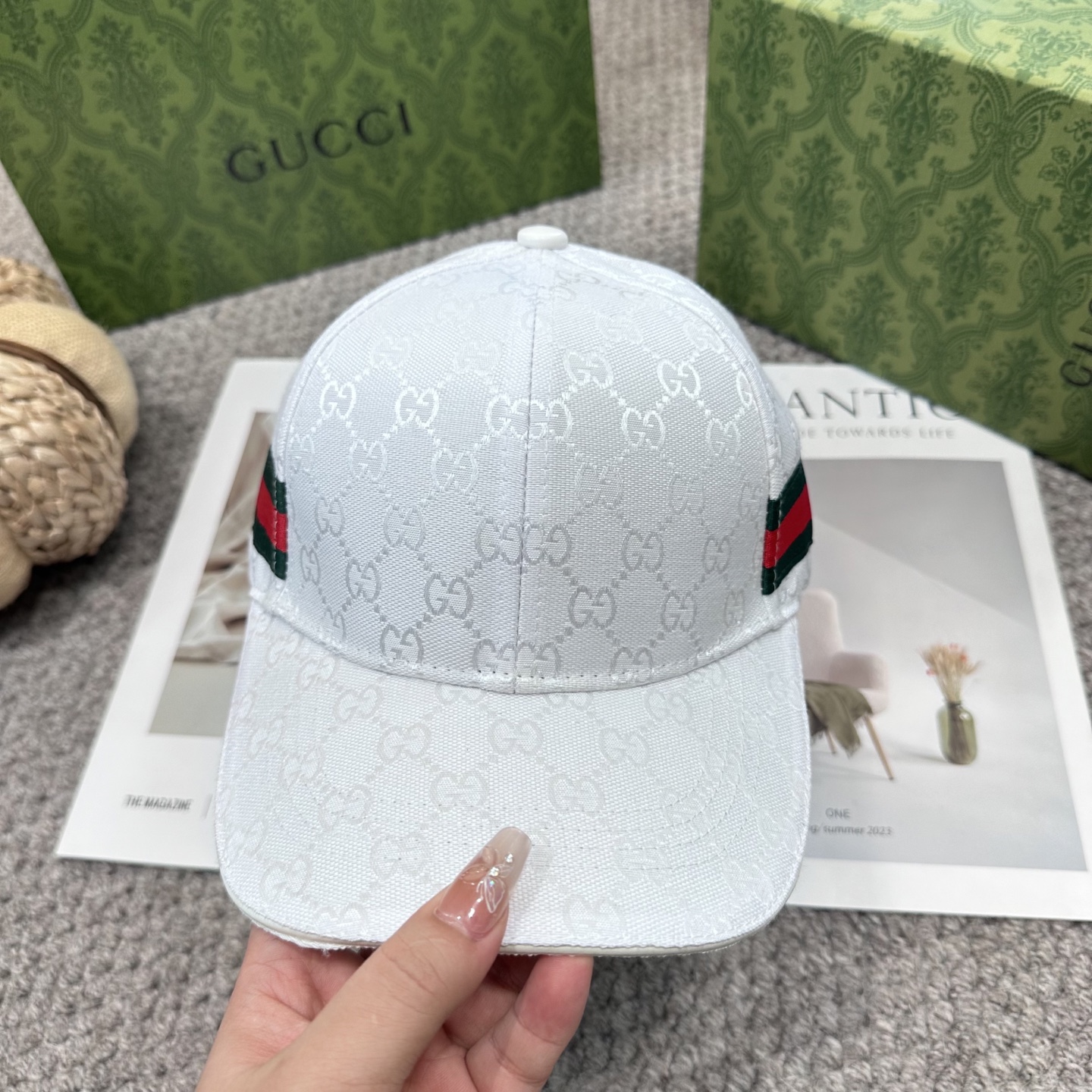 GUCCI古奇棒球帽 2025新款 工艺非常精美 高档大气上档次！低调奢华，方便携带！