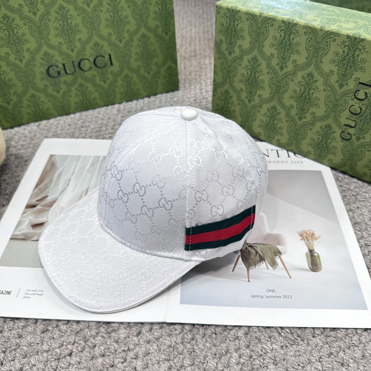 GUCCI古奇棒球帽 2025新款 工艺非常精美 高档大气上档次！低调奢华，方便携带！