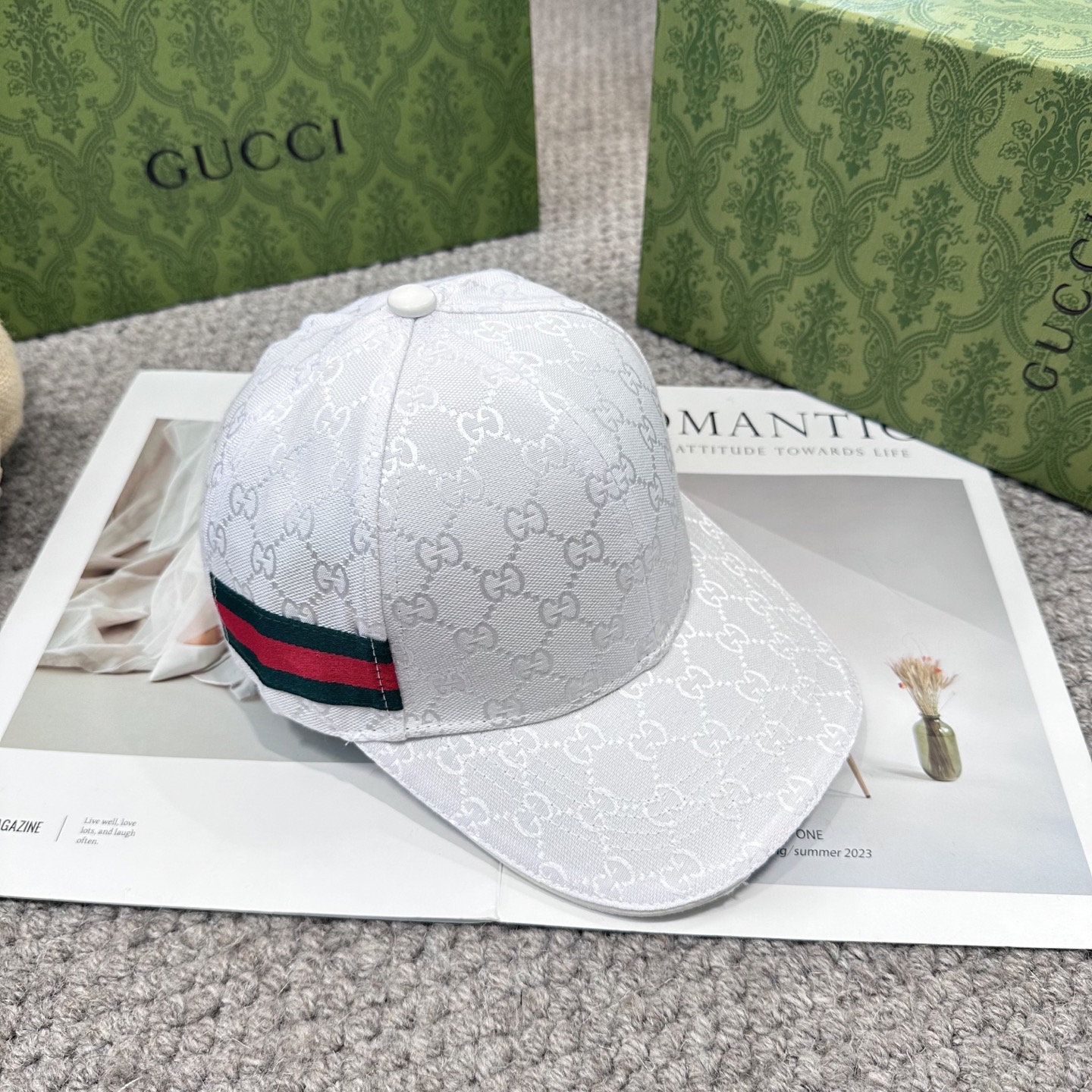 GUCCI古奇棒球帽 2025新款 工艺非常精美 高档大气上档次！低调奢华，方便携带！