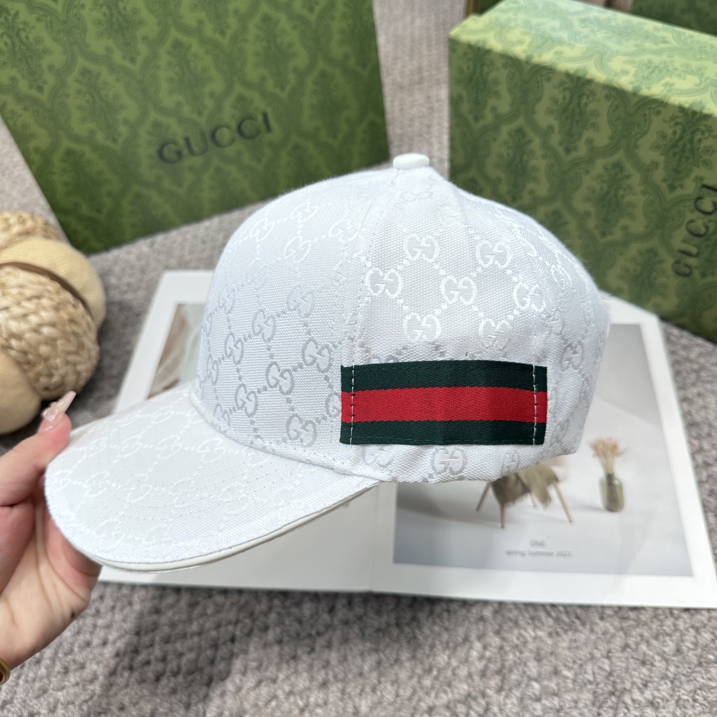 GUCCI古奇棒球帽 2025新款 工艺非常精美 高档大气上档次！低调奢华，方便携带！