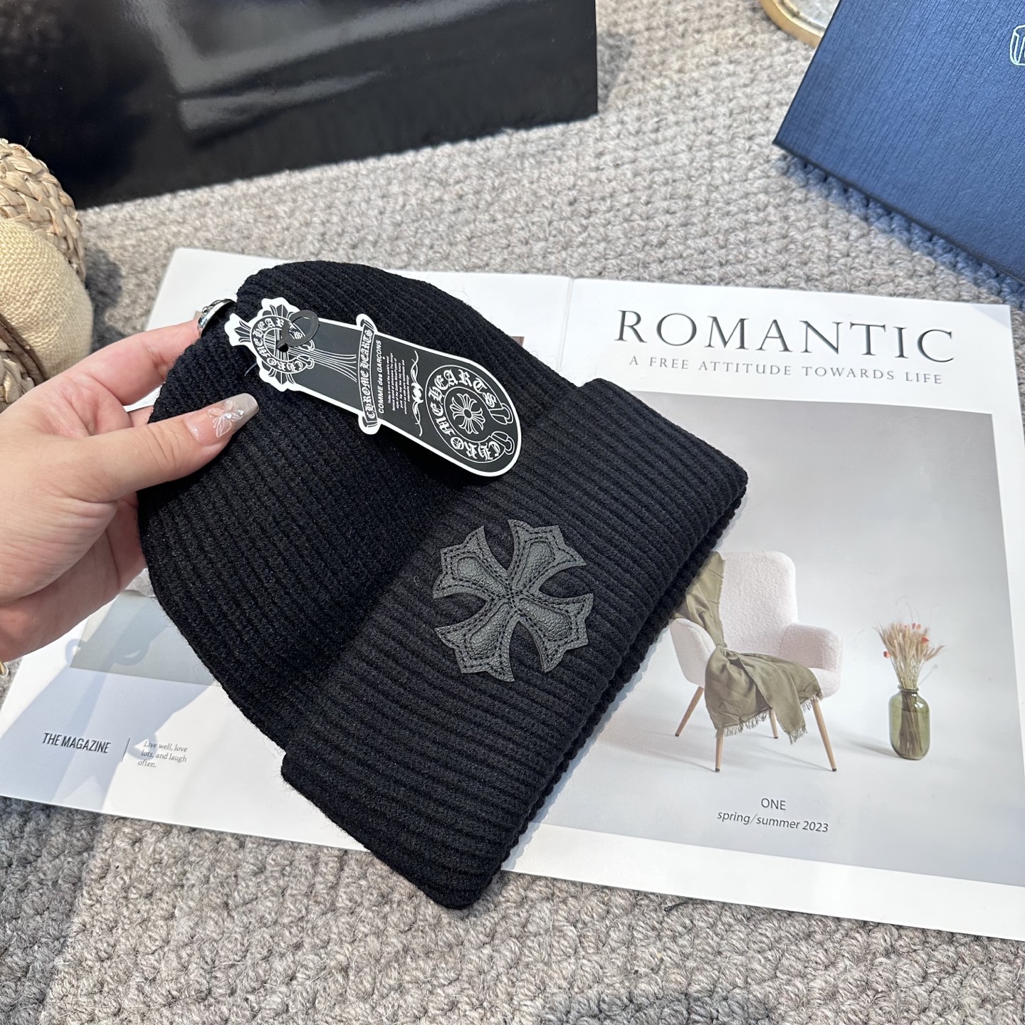 克罗心 秋冬款羊毛针织毛线帽这款必定是极简主义的最爱干净，利索，时尚百搭，绝对不挑脸型！属于时尚经典的万