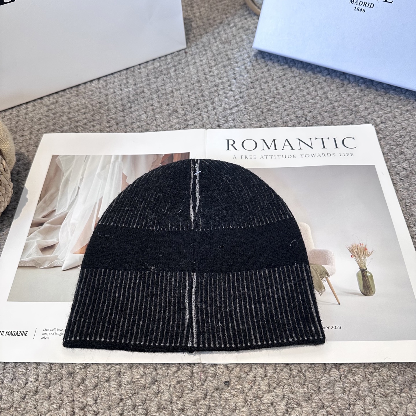 LOEWE罗意威秋冬新款毛线帽，时尚大牌 男女款通用款