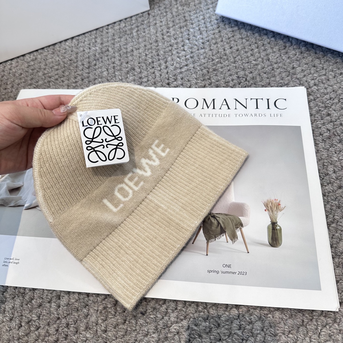 LOEWE罗意威秋冬新款毛线帽，时尚大牌 男女款通用款