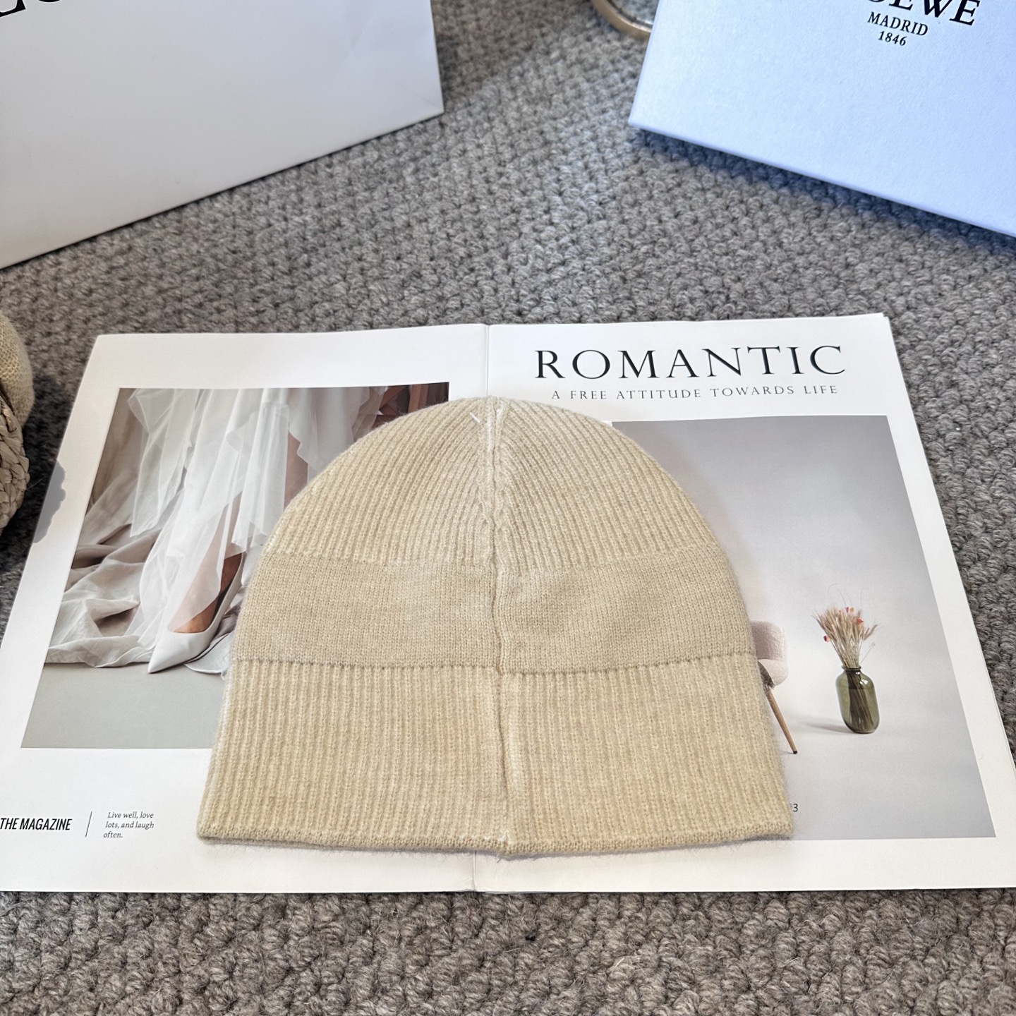 LOEWE罗意威秋冬新款毛线帽，时尚大牌 男女款通用款