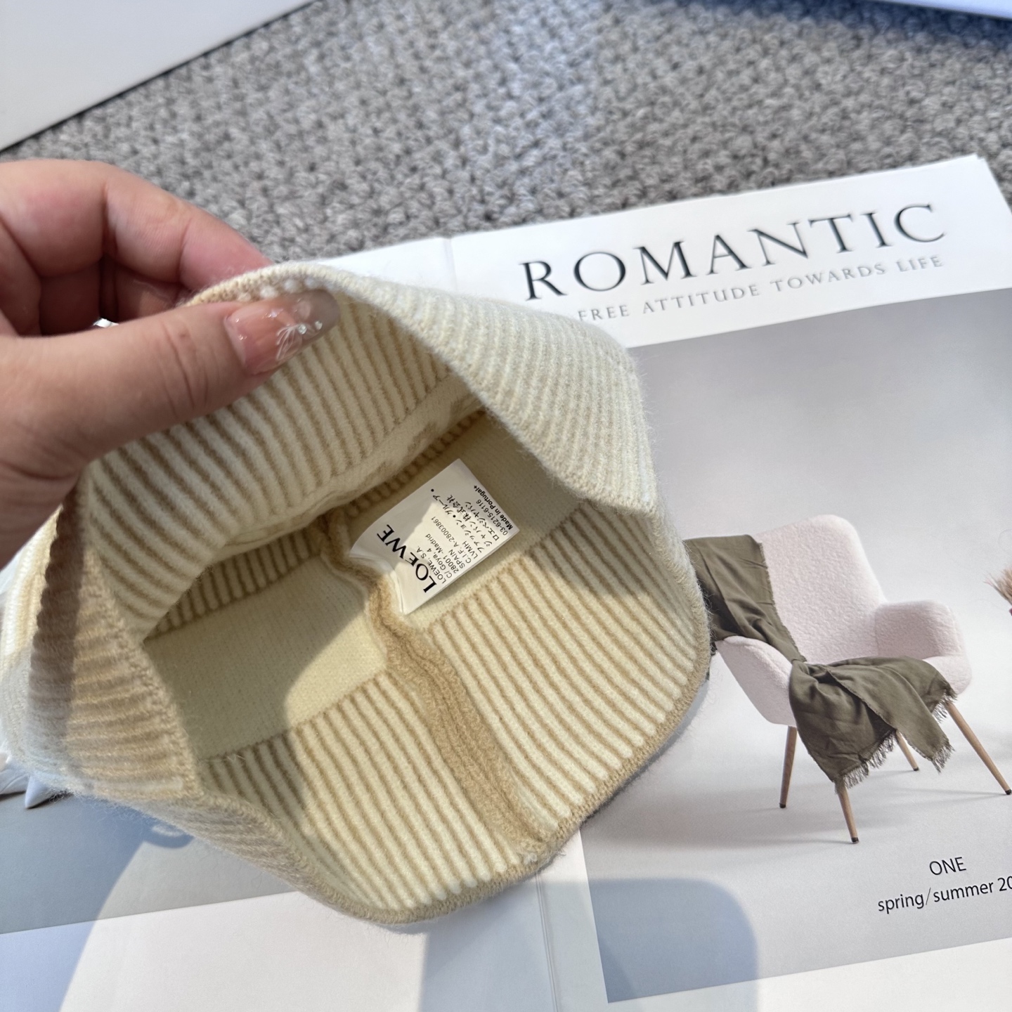 LOEWE罗意威秋冬新款毛线帽，时尚大牌 男女款通用款