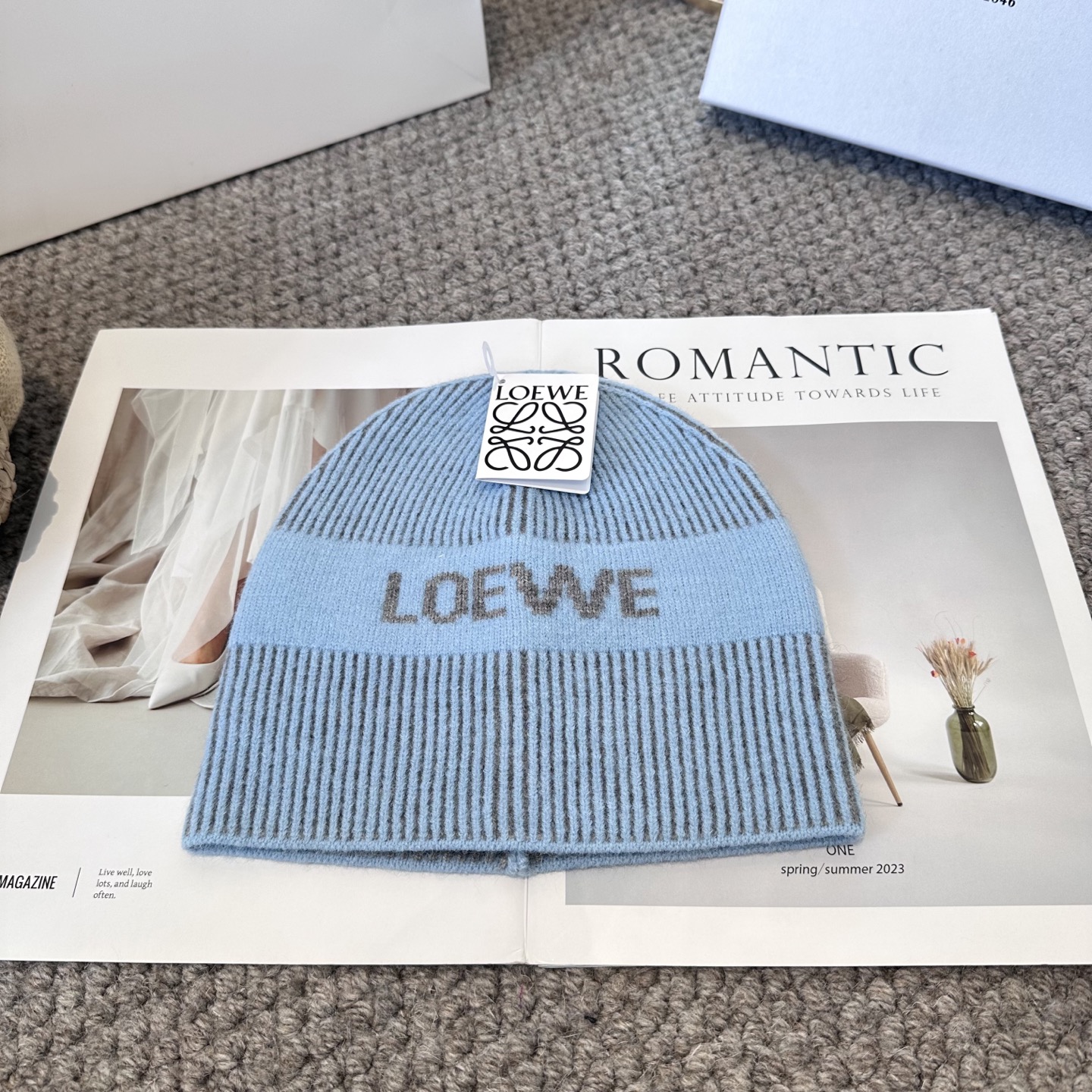 LOEWE罗意威秋冬新款毛线帽，时尚大牌 男女款通用款