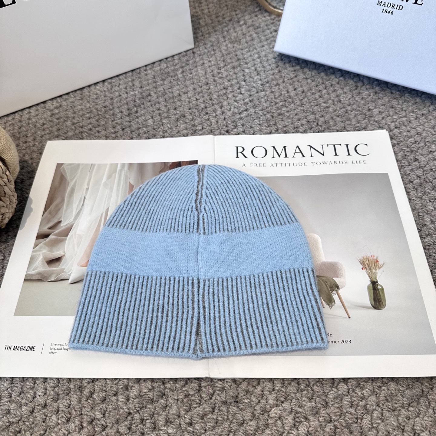 LOEWE罗意威秋冬新款毛线帽，时尚大牌 男女款通用款