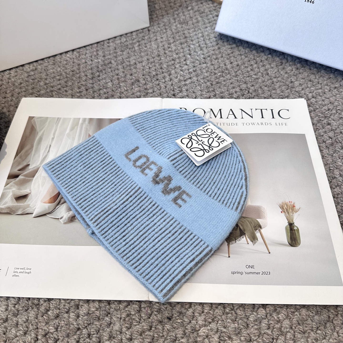 LOEWE罗意威秋冬新款毛线帽，时尚大牌 男女款通用款