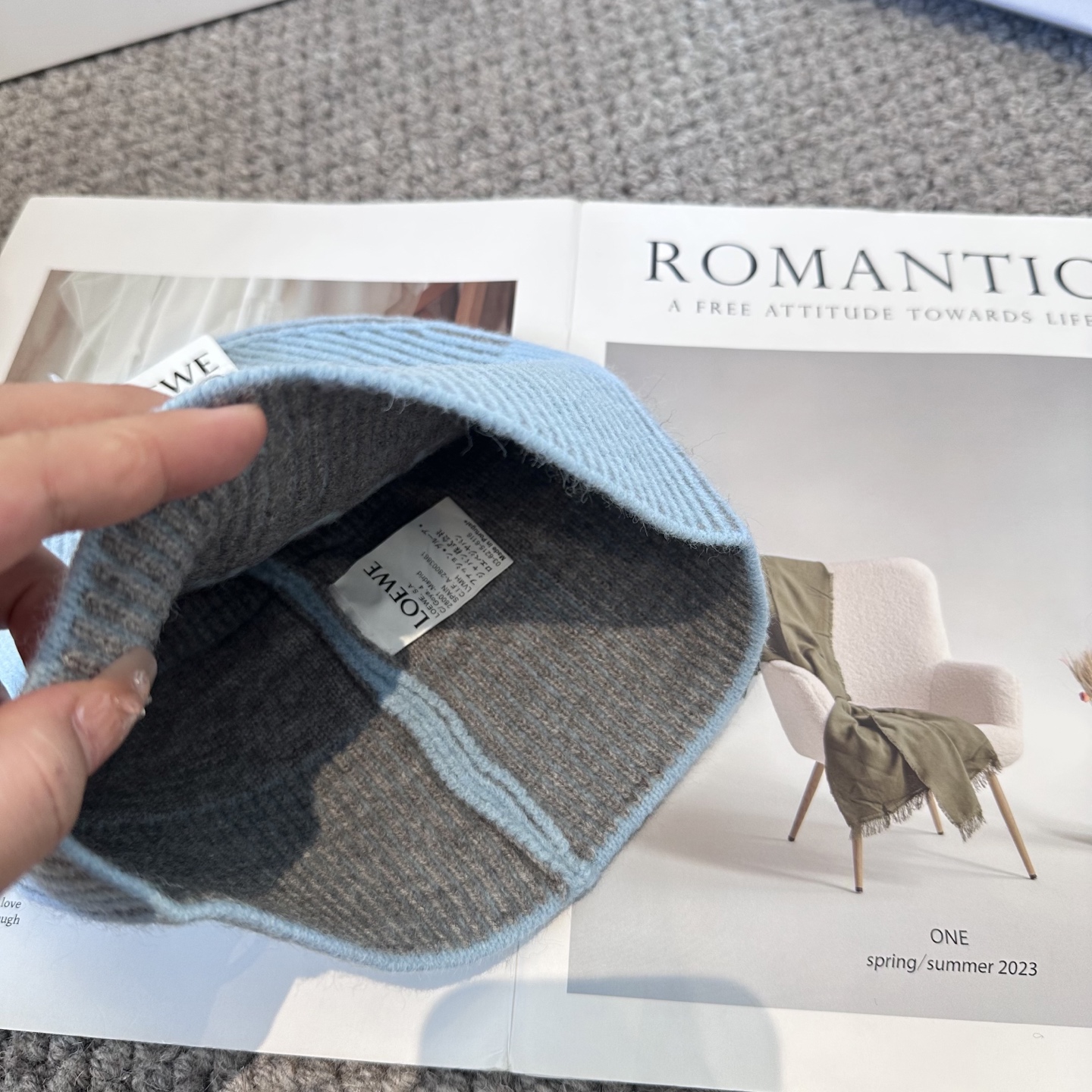 LOEWE罗意威秋冬新款毛线帽，时尚大牌 男女款通用款