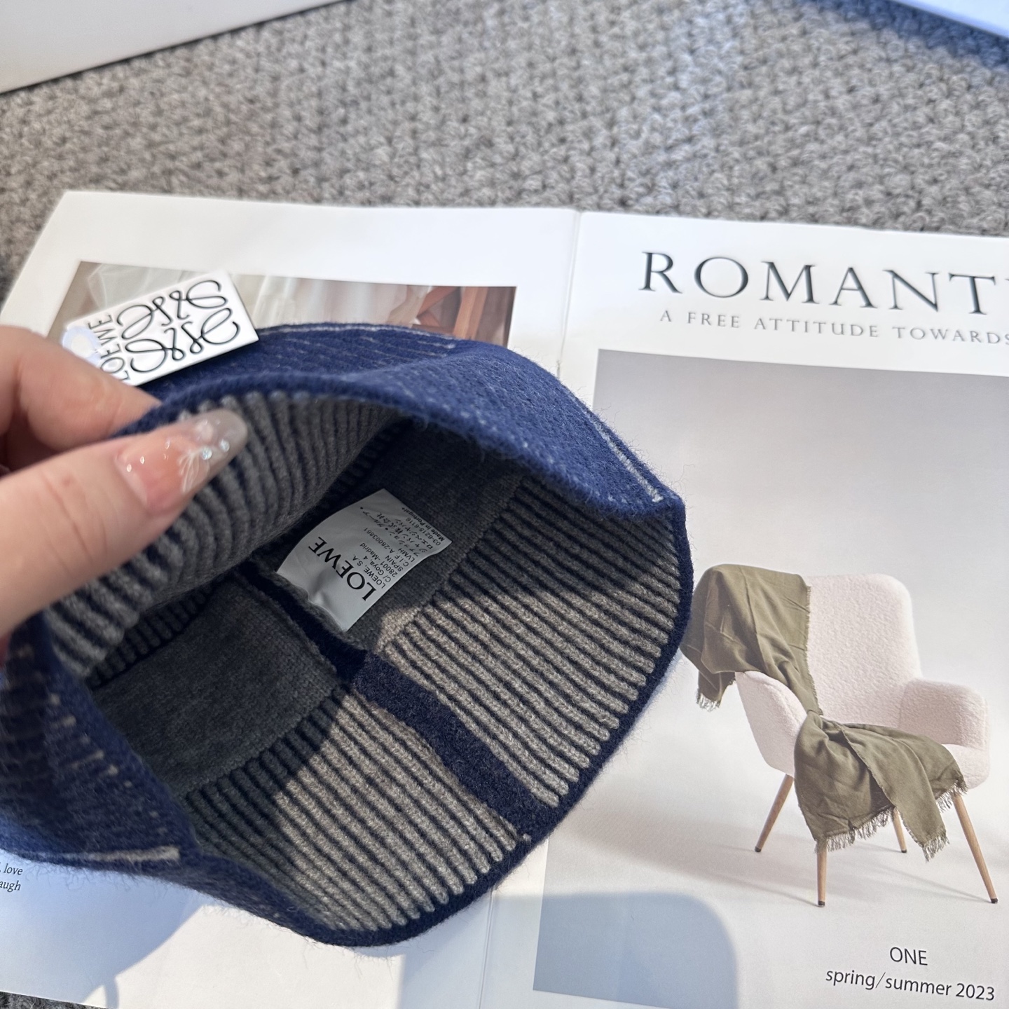 LOEWE罗意威秋冬新款毛线帽，时尚大牌 男女款通用款