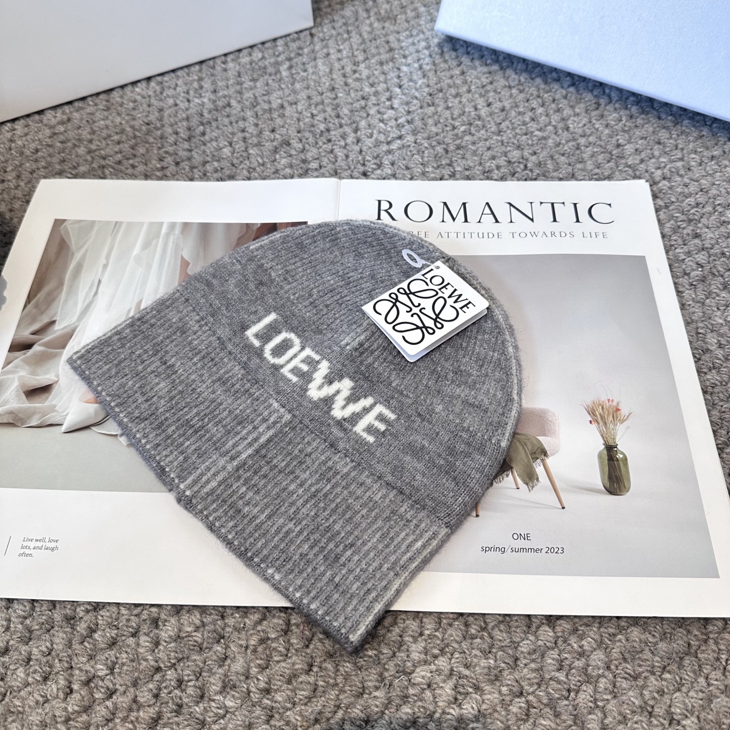 LOEWE罗意威秋冬新款毛线帽，时尚大牌 男女款通用款