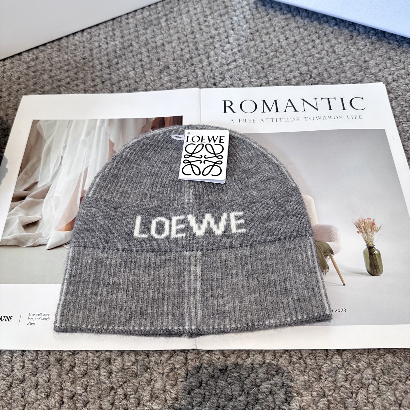 LOEWE罗意威秋冬新款毛线帽，时尚大牌 男女款通用款