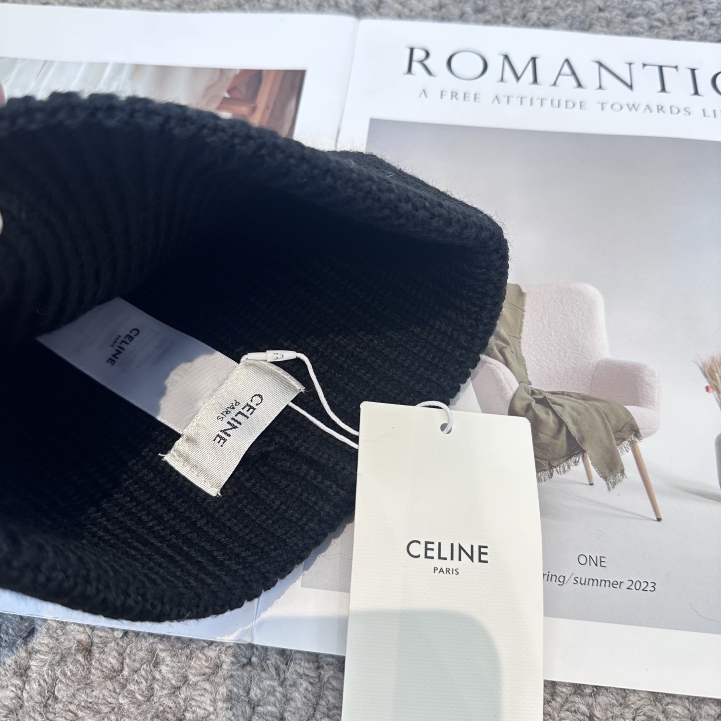 Celine 赛琳 2025秋冬新款毛线帽，男女款针织帽