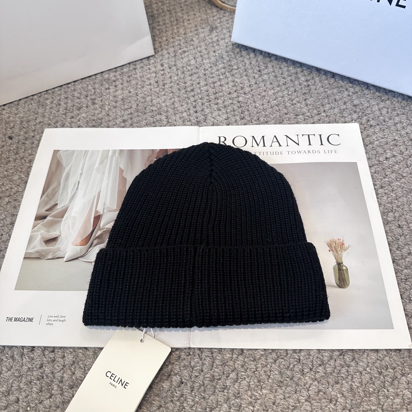 Celine 赛琳 2025秋冬新款毛线帽，男女款针织帽