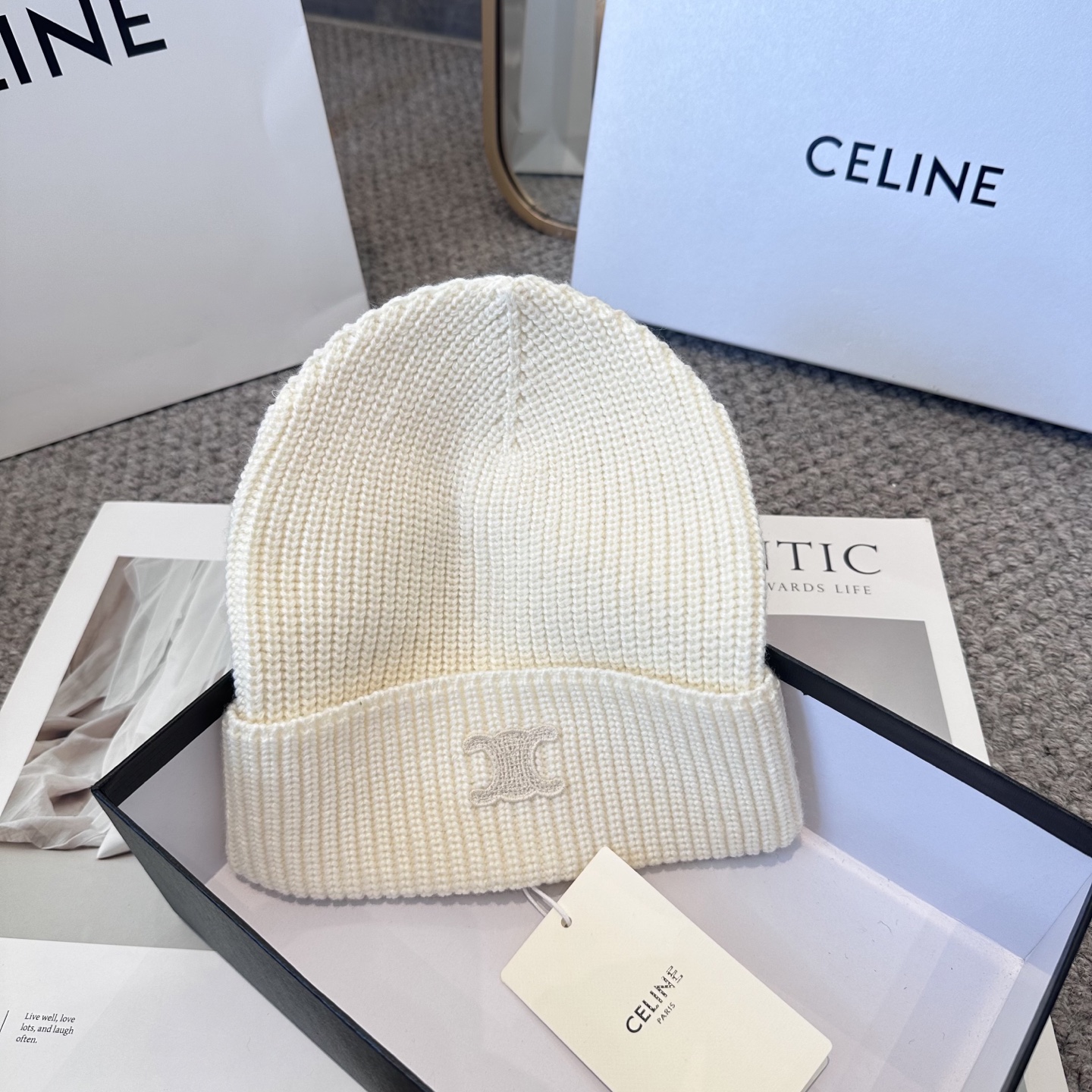 Celine 赛琳 2025秋冬新款毛线帽，男女款针织帽