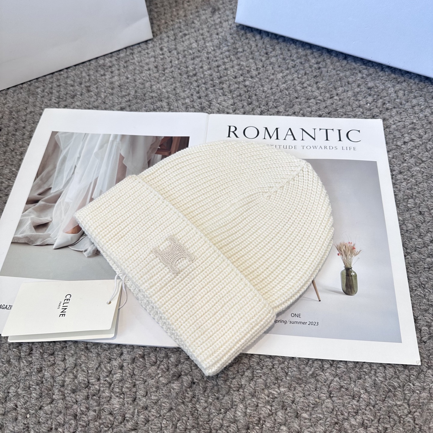 Celine 赛琳 2025秋冬新款毛线帽，男女款针织帽