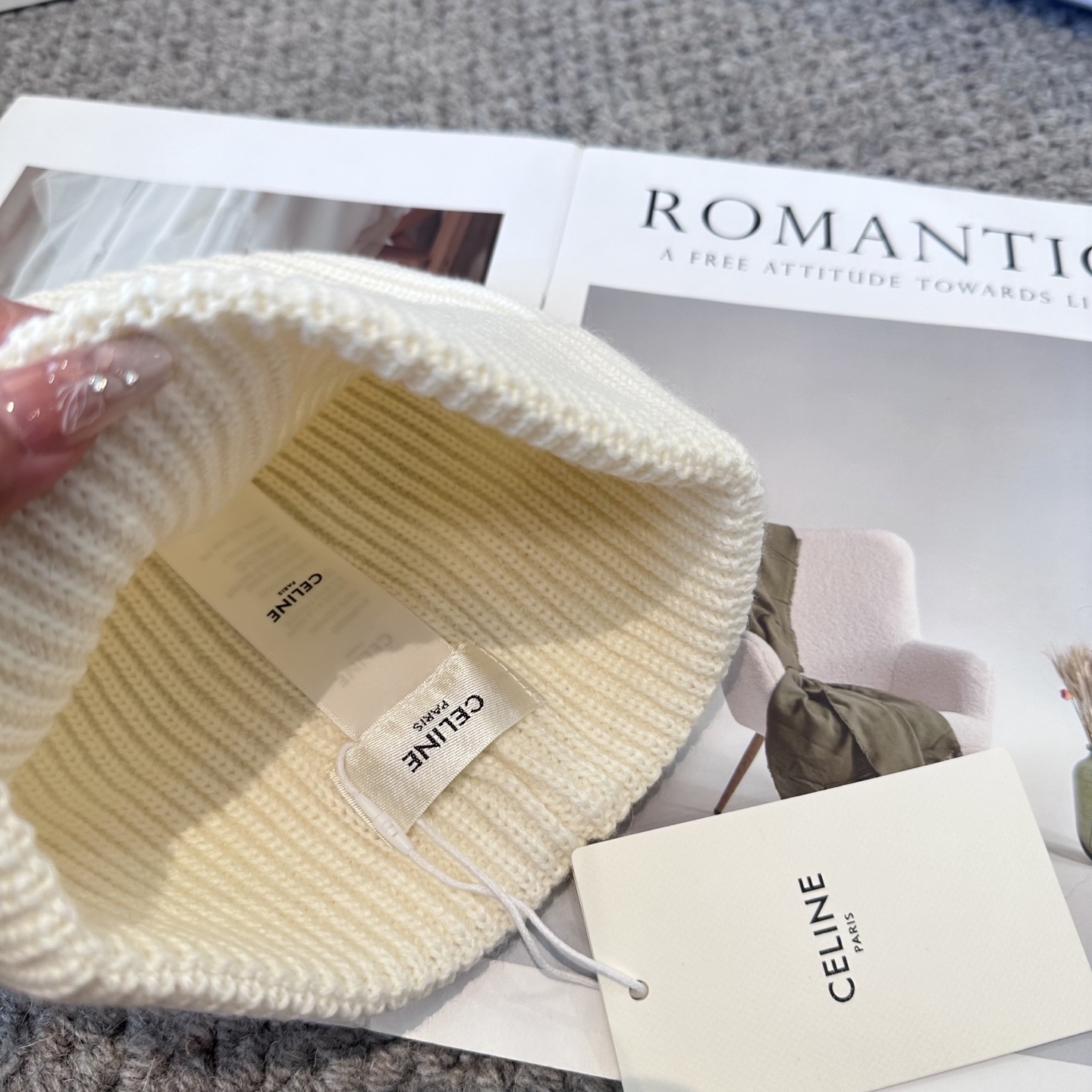 Celine 赛琳 2025秋冬新款毛线帽，男女款针织帽