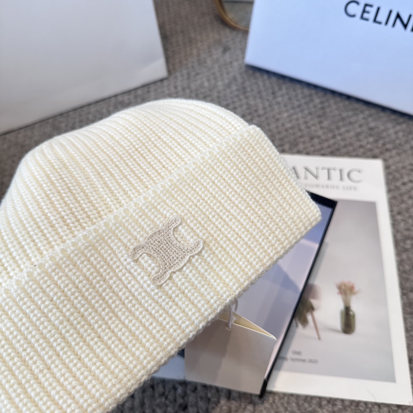 Celine 赛琳 2025秋冬新款毛线帽，男女款针织帽