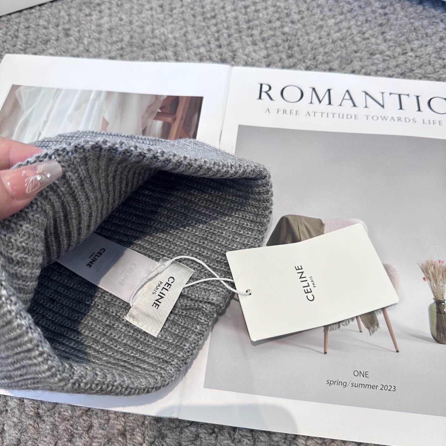 Celine 赛琳 2025秋冬新款毛线帽，男女款针织帽