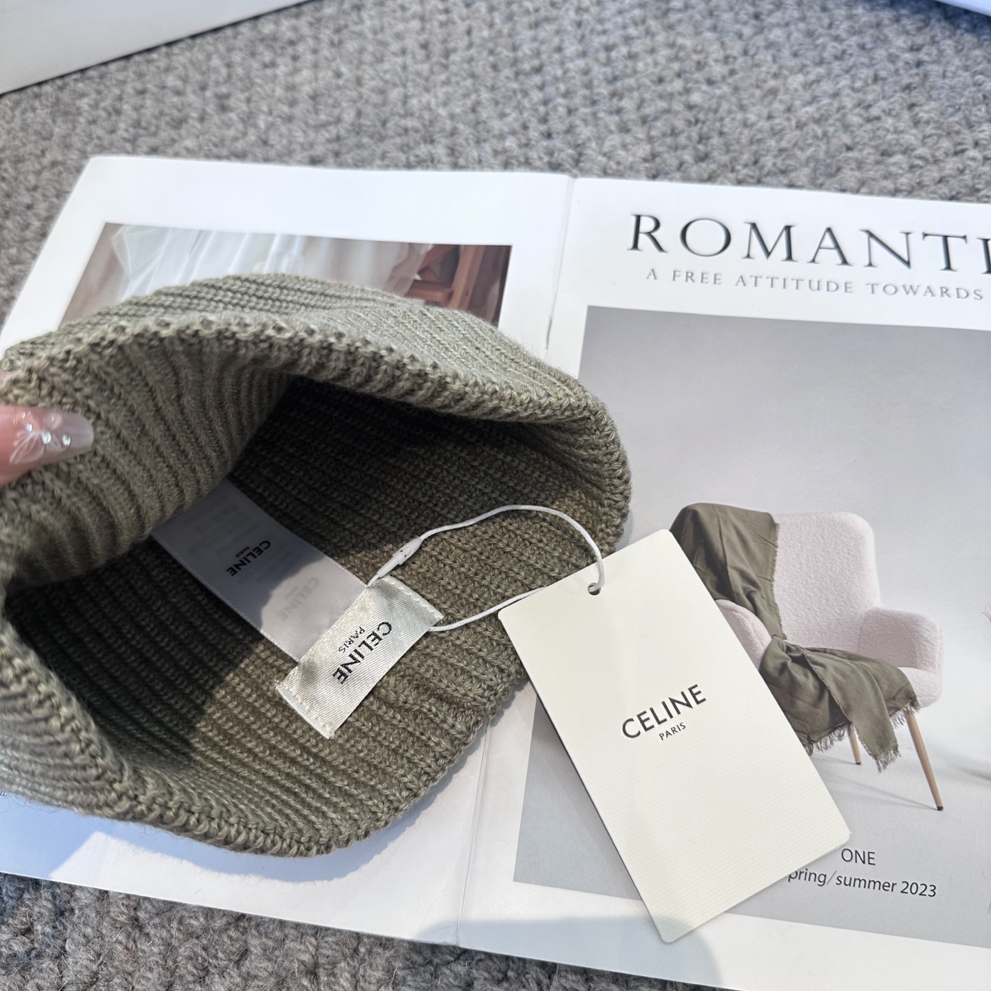 Celine 赛琳 2025秋冬新款毛线帽，男女款针织帽