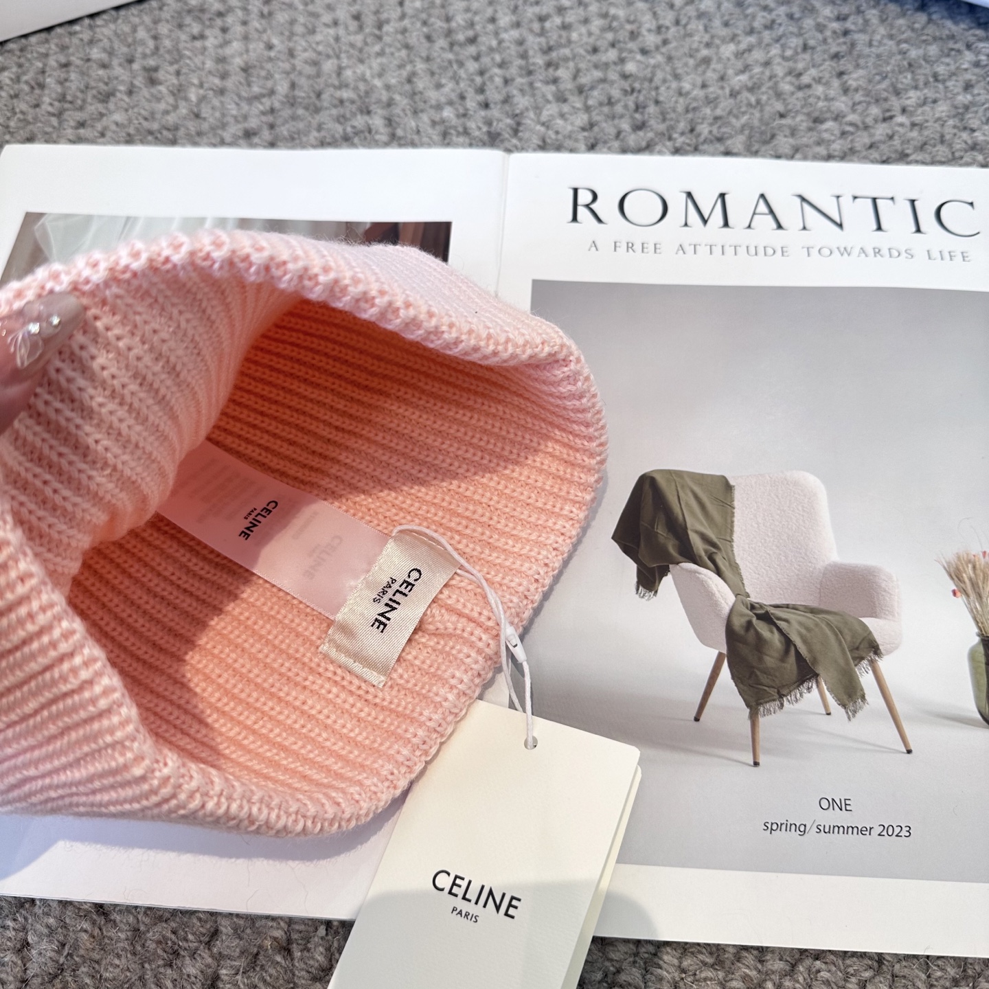 Celine 赛琳 2025秋冬新款毛线帽，男女款针织帽