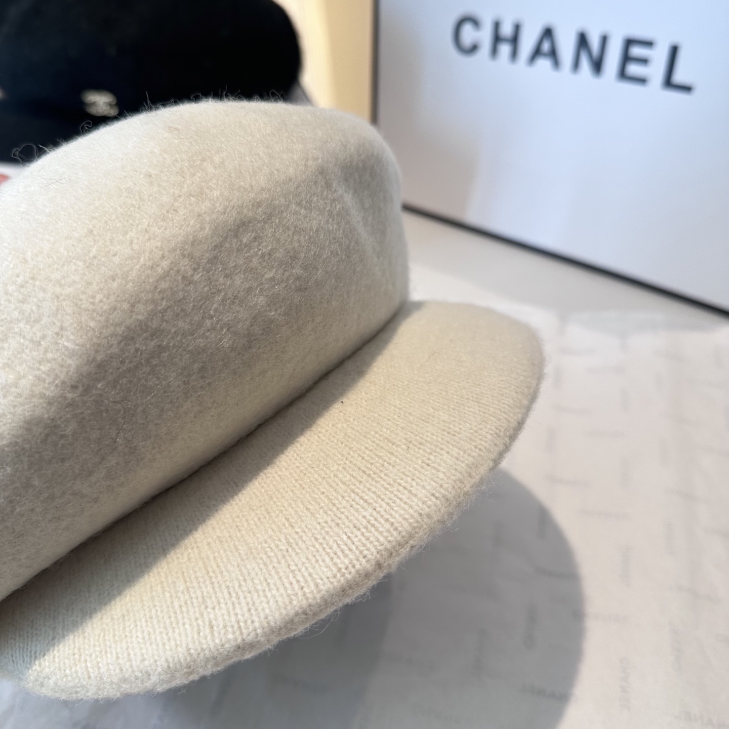 CHANEL 香奈儿 新款羊毛呢贝雷帽