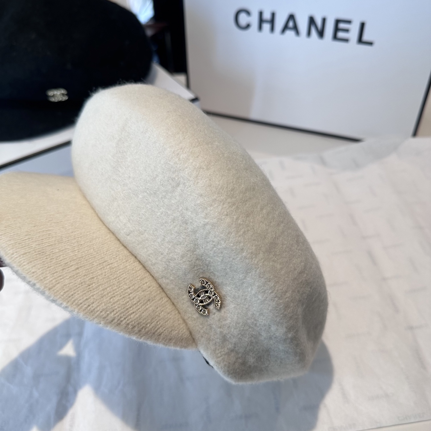 CHANEL 香奈儿 新款羊毛呢贝雷帽