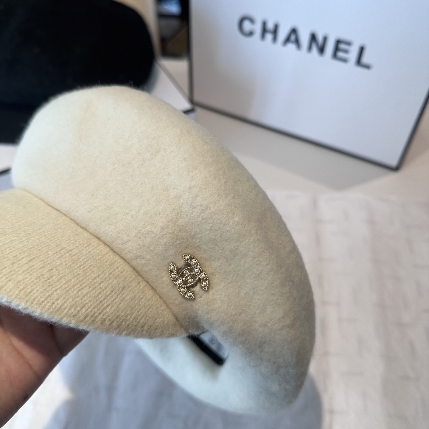 CHANEL 香奈儿 新款羊毛呢贝雷帽