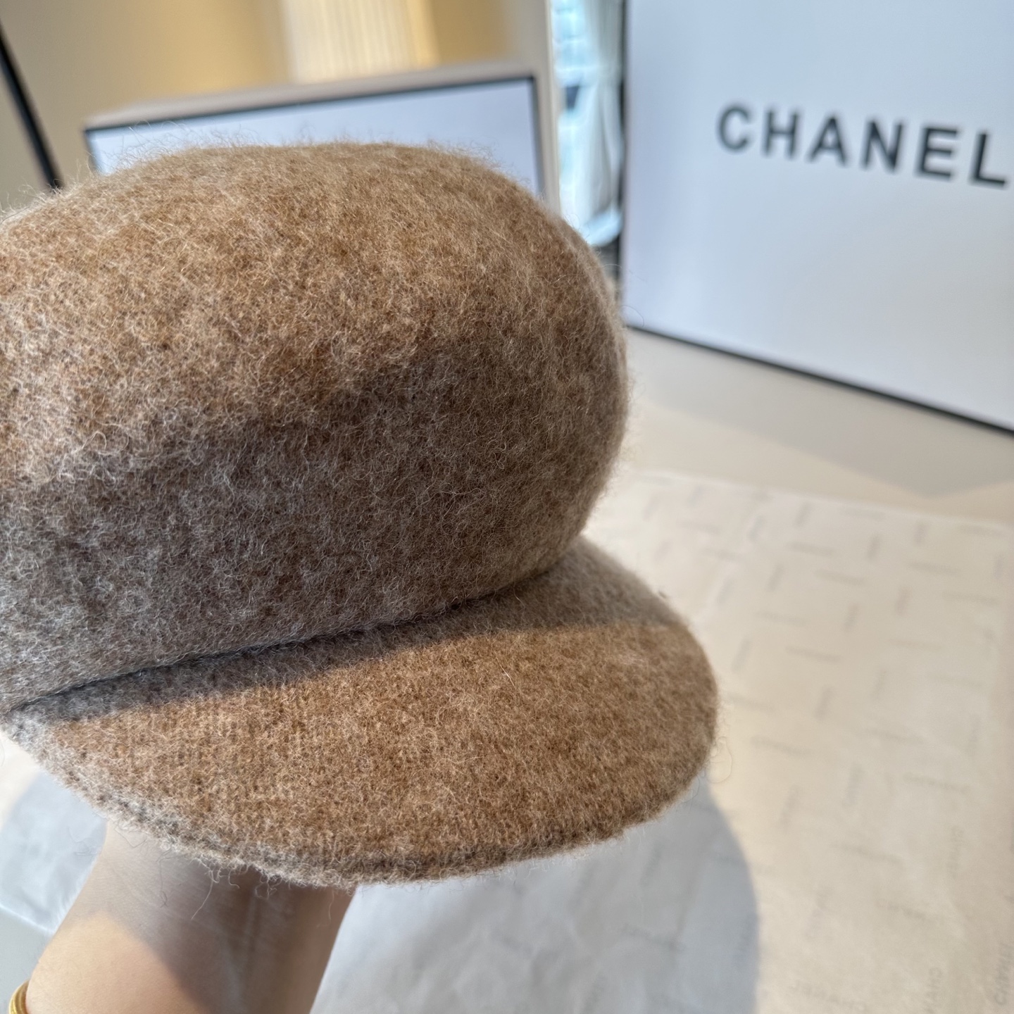 CHANEL 香奈儿 新款羊毛呢贝雷帽