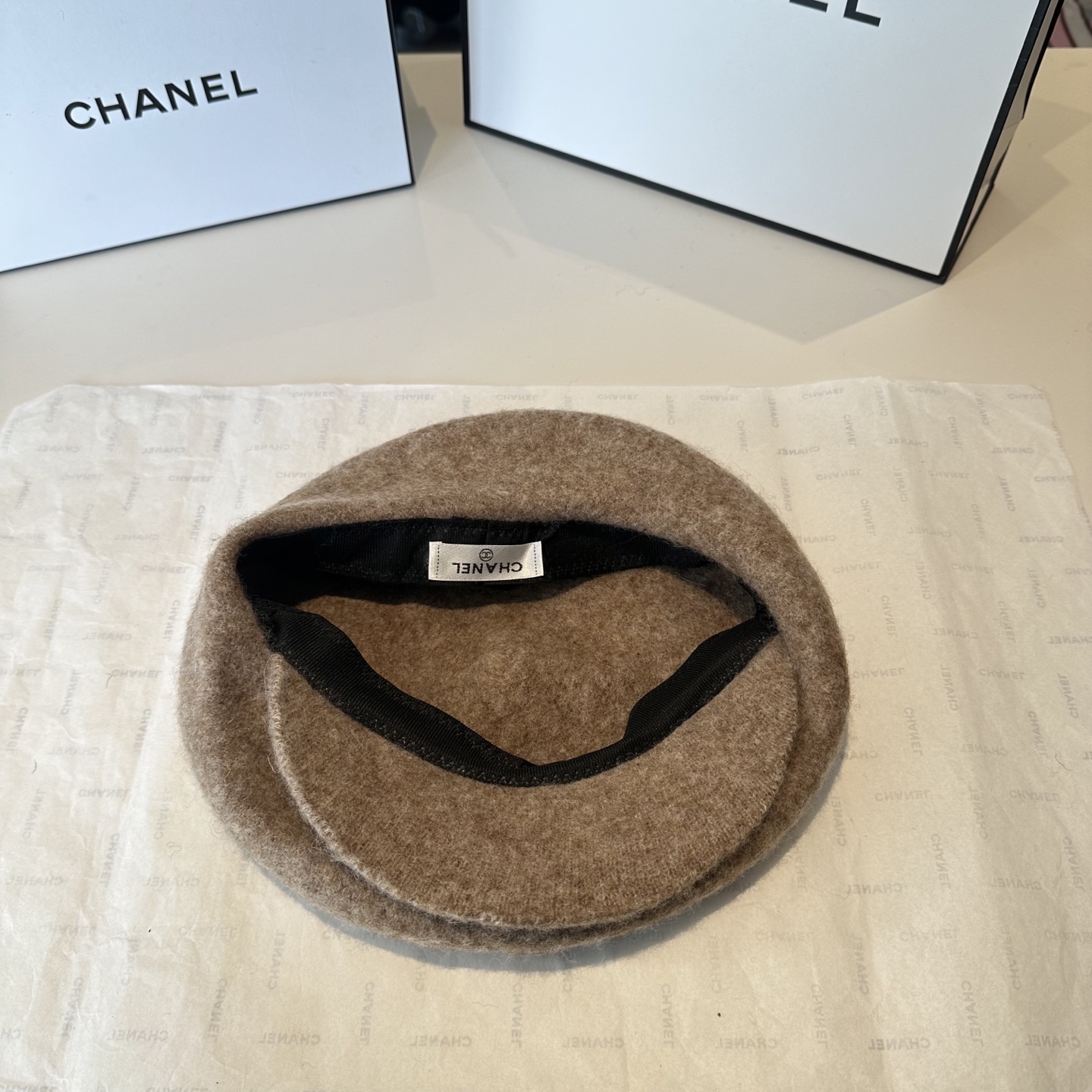 CHANEL 香奈儿 新款羊毛呢贝雷帽