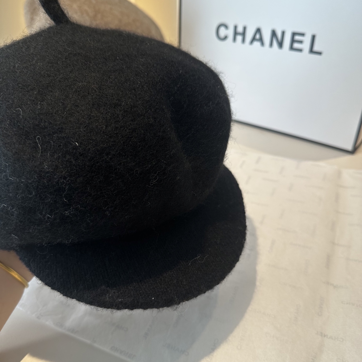 CHANEL 香奈儿 新款羊毛呢贝雷帽