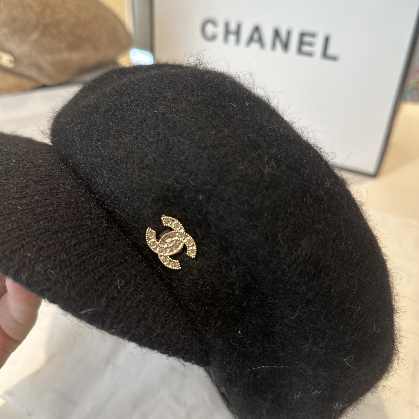 CHANEL 香奈儿 新款羊毛呢贝雷帽