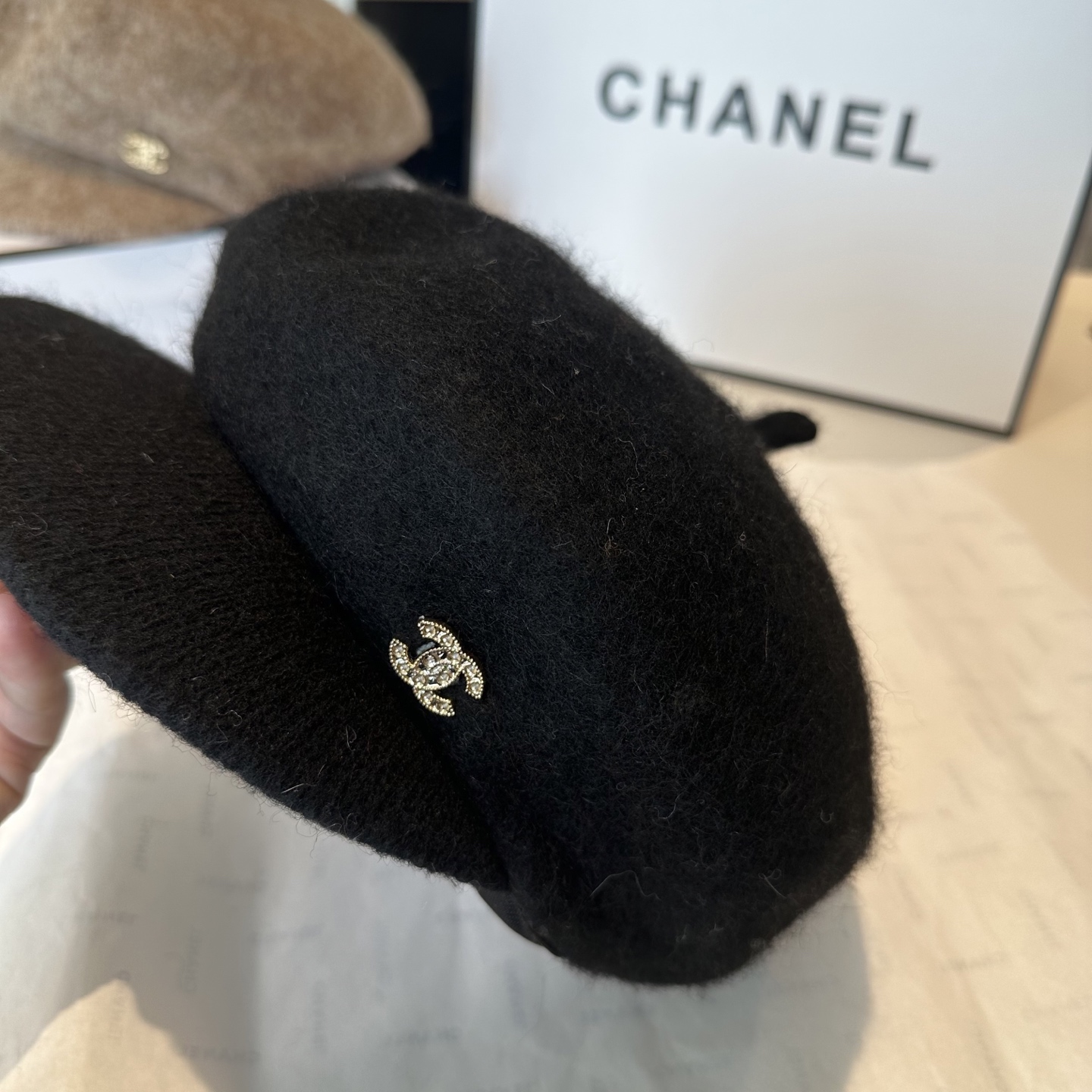 CHANEL 香奈儿 新款羊毛呢贝雷帽