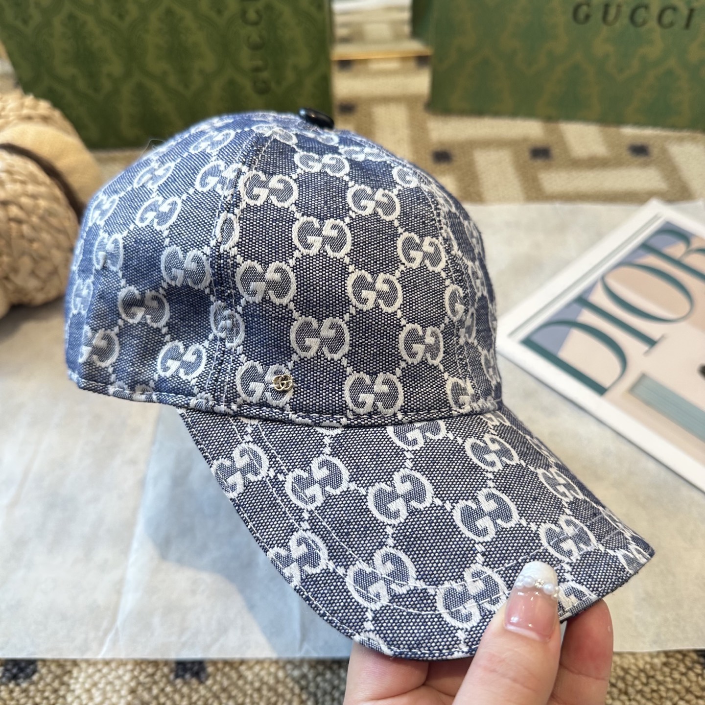 GUCCI古奇棒球帽 2025新款 工艺非常精美 高档大气上档次！低调奢华，方便携带！